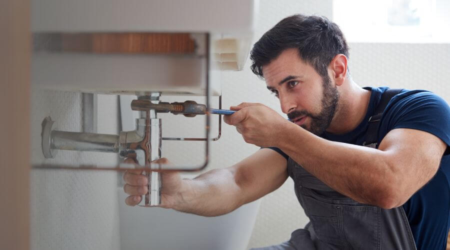 Hot water issue at sink in Lewisville, IN